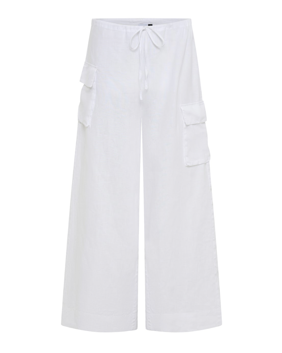 Resort Wear Trousers White Linen Pant World of Rəzôrt