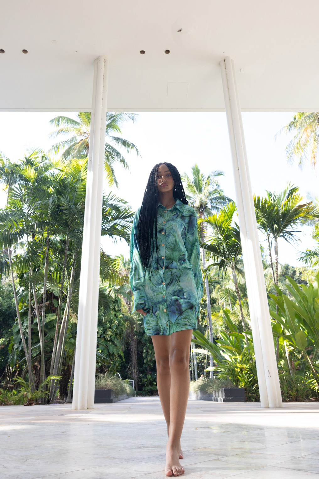 PALM MIRAGE DRESS