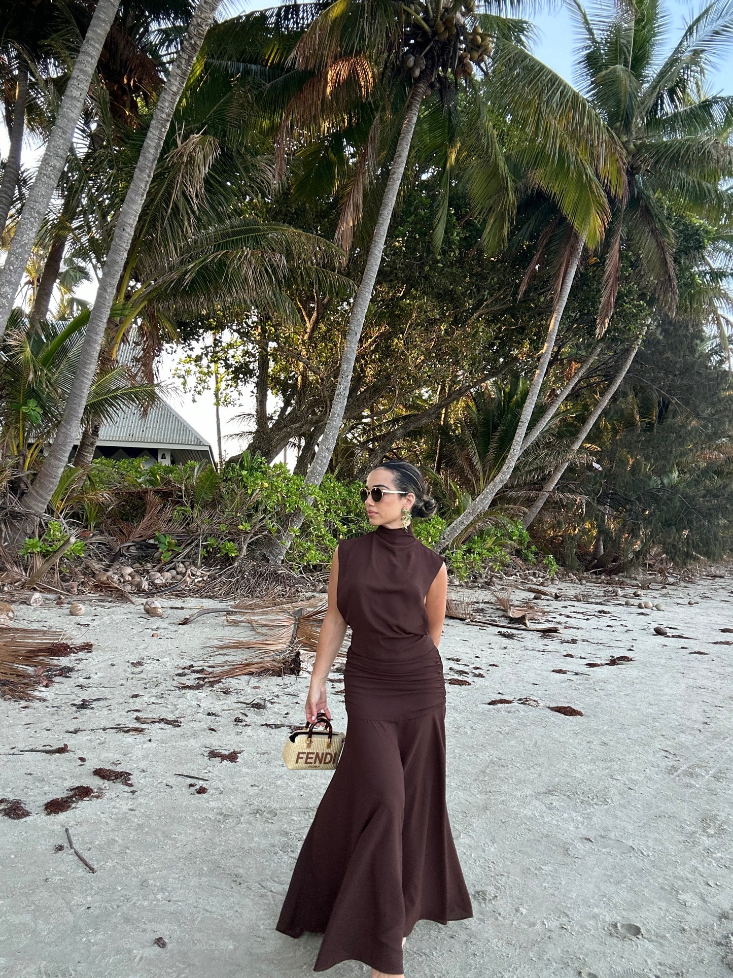 CHOCOLATE LARISSA GOWN