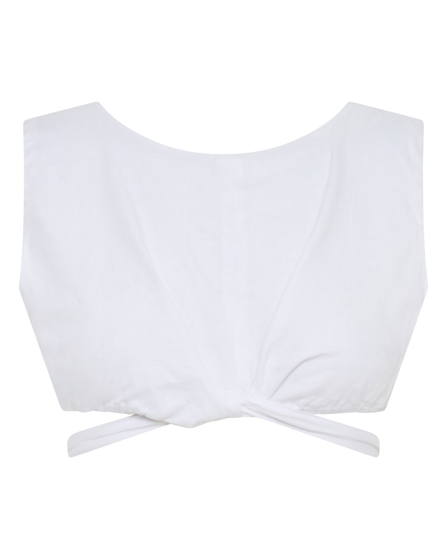 Linen Cropped Top