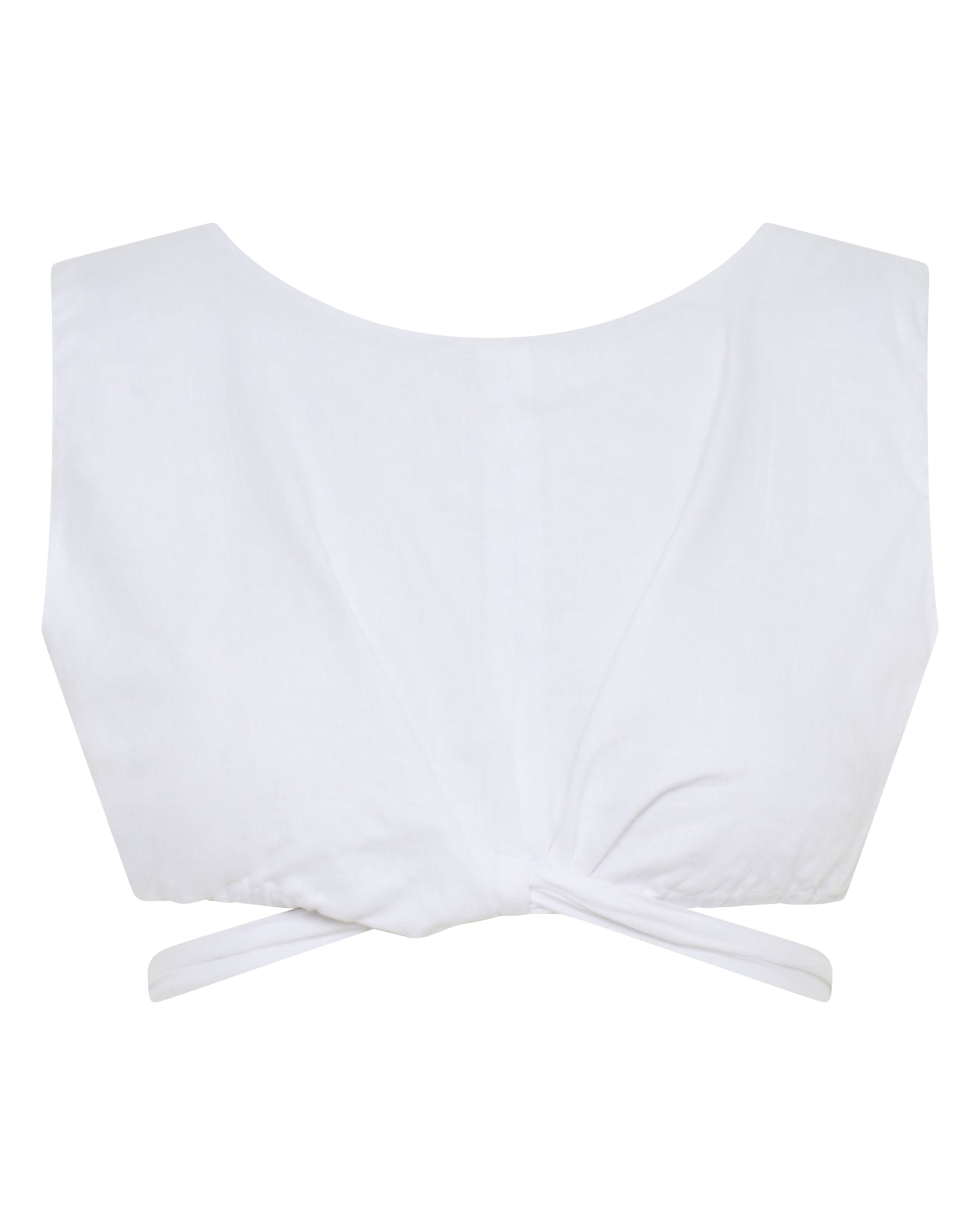 Linen Cropped Top